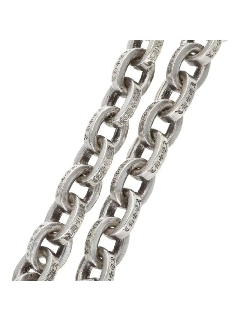 Chrome Hearts Large Paper Chn Large Chain Silver Bracelet